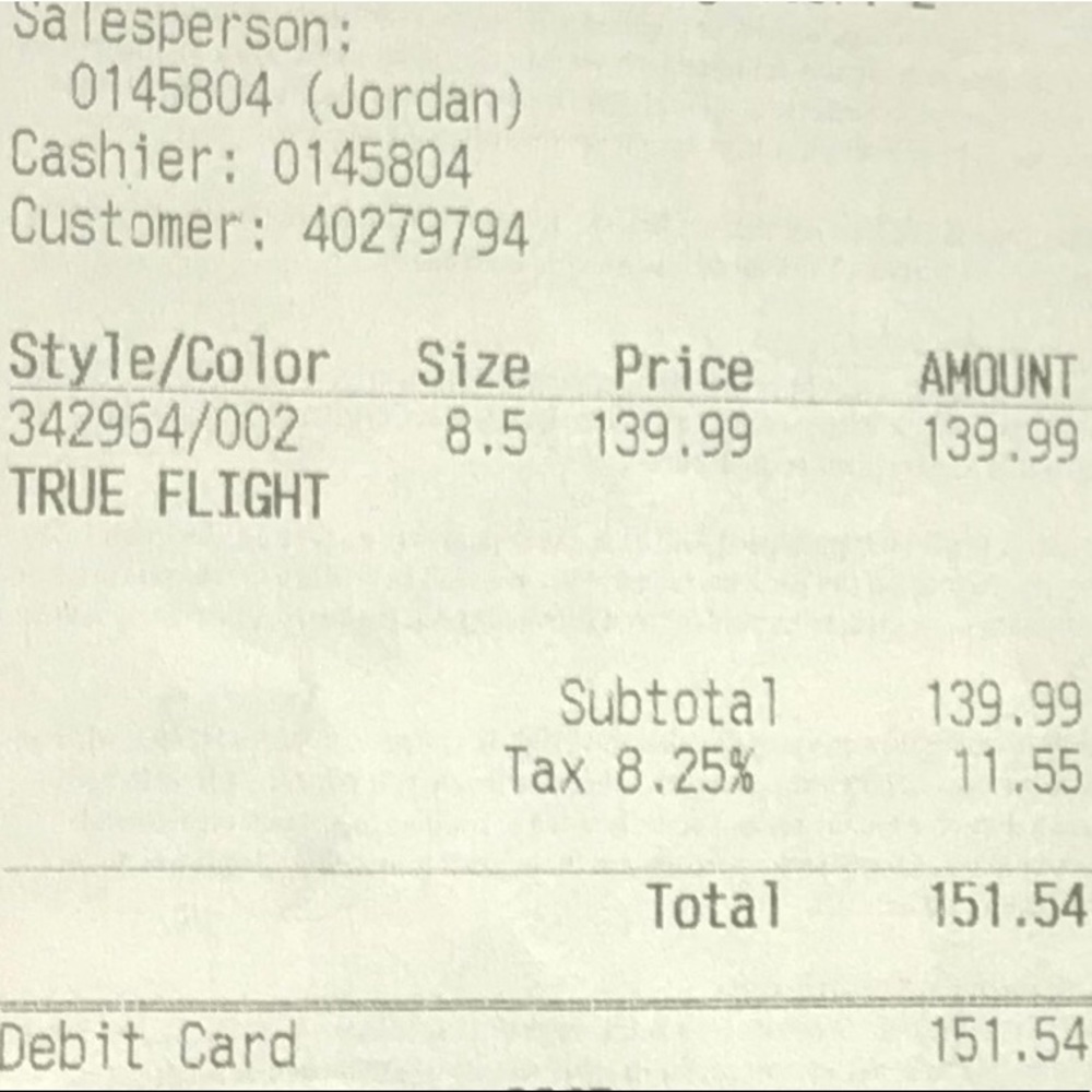 Jordan True Flight, Men’s 8.5, Black/Red/Gray Excellent Condition - Picture 8 of 8